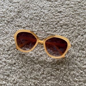 BOGO New Free People Oversized Nude Sunglasses